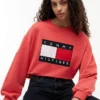 Sweatshirt med flagglogo
