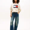 Sweatshirt med flagglogo