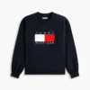 Sweatshirt med flagglogo