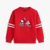 Sweatshirt med vågig flaggmotiv för barn