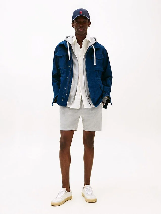 Sweatshorts med flagglogo Sweatshorts med flagglogo