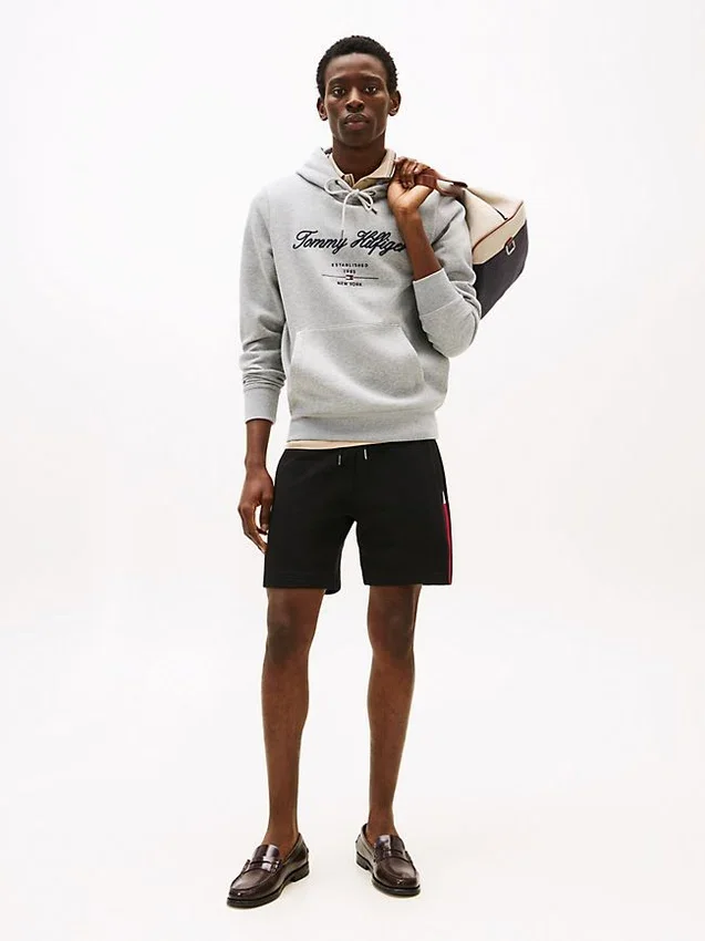 Sweatshorts med flagglogo Sweatshorts med flagglogo