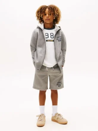 Sweatshorts med logotyp för barn