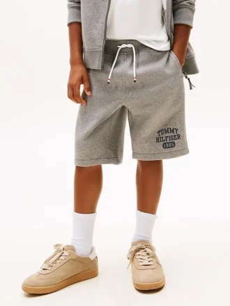 Sweatshorts med logotyp för barn