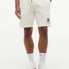 Sweatshorts med vågigt flaggmönster i normal passform