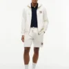 Sweatshorts med vågigt flaggmönster i normal passform