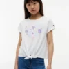 T-shirt för barn med snörning fram