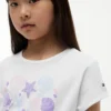 T-shirt för barn med snörning fram