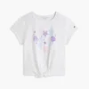 T-shirt för barn med snörning fram