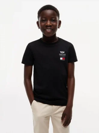 T-shirt för barn med Tommy x Cadillac F1® Team-logotyp