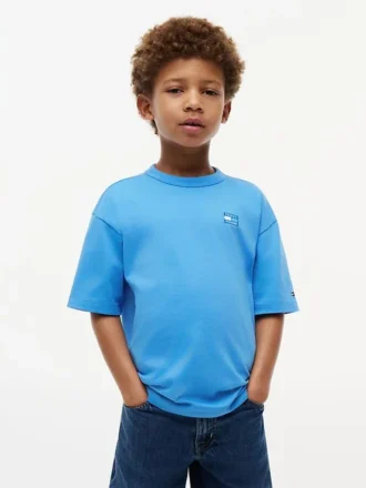 T-shirt för barn med ton-i-ton-flagga