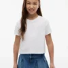 T-shirt för barn med ton-i-ton-flagga T-shirt för barn med ton-i-ton-flagga