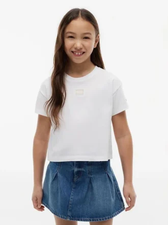 T-shirt för barn med ton-i-ton-flagga