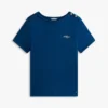 T-shirt i bomullsinterlock med guldknappar T-shirt i bomullsinterlock med guldknappar