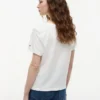 T-shirt i linneblandning med rund hals