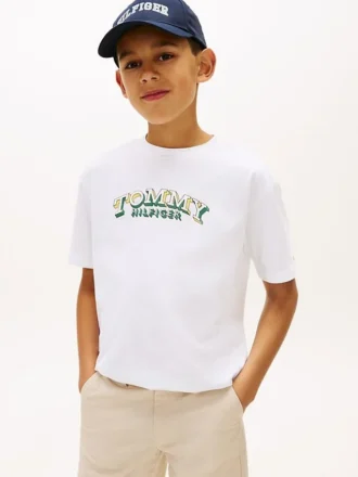 T-shirt med 3D-logotyp för barn