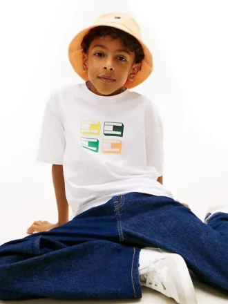 T-shirt med 3D-logotyp för barn