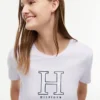 T-shirt med blommigt H-logo T-shirt med blommigt H-logo