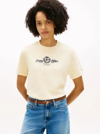 T-shirt med broderad klubbemblem