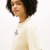 T-shirt med broderad klubbemblem T-shirt med broderad klubbemblem