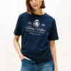 T-shirt med broderad Script Crest-logotyp
