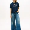 T-shirt med broderad Script Crest-logotyp