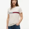 T-shirt med broderat flaggmönster T-shirt med broderat flaggmönster
