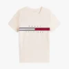 T-shirt med broderat flaggmönster T-shirt med broderat flaggmönster