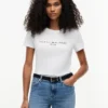 T-shirt med broderat Tommy-logo T-shirt med broderat Tommy-logo