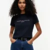 T-shirt med broderat Tommy-logo