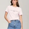 T-shirt med broderat Tommy-logo