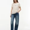 T-shirt med broderat Tommy-logo