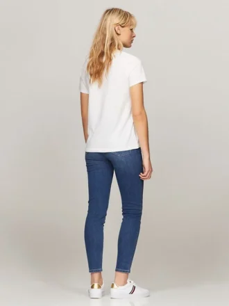 T-shirt med broderat Tommy-logo