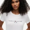 T-shirt med broderat Tommy-logo T-shirt med broderat Tommy-logo