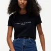 T-shirt med broderat Tommy-logo