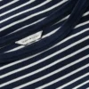 T-shirt med båthalsringning och guldknappar T-shirt med båthalsringning och guldknappar