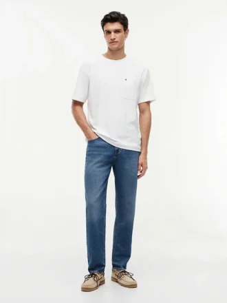 T-shirt med ficka i frotté