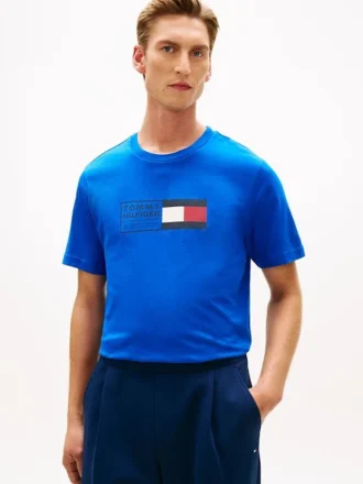 T-shirt med flagglogotyp