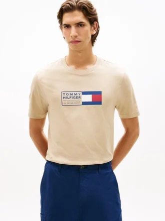 T-shirt med flagglogotyp