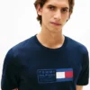 T-shirt med flagglogotyp T-shirt med flagglogotyp