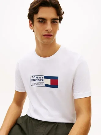 T-shirt med flagglogotyp