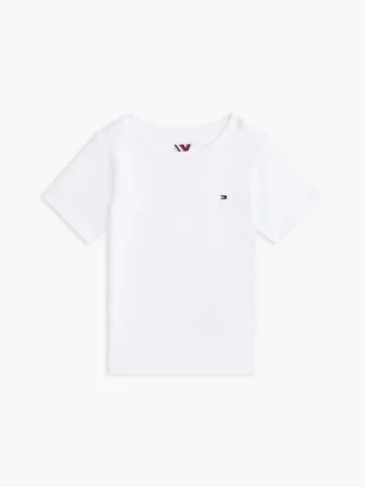 T-shirt med flagglogotyp för babyer