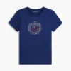T-shirt med folierat lagerblad-logo
