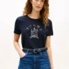 T-shirt med fyrlogotyp