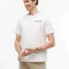 T-shirt med grafiskt tryck av en ökenpalm på ryggen T-shirt med grafiskt tryck av en ökenpalm på ryggen