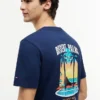 T-shirt med grafiskt tryck av en ökenpalm på ryggen T-shirt med grafiskt tryck av en ökenpalm på ryggen