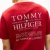 T-shirt med grafiskt tryck på ryggen i slub-bomull T-shirt med grafiskt tryck på ryggen i slub-bomull