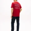 T-shirt med grafiskt tryck på ryggen i slub-bomull T-shirt med grafiskt tryck på ryggen i slub-bomull