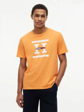 T-shirt med H-logotyp