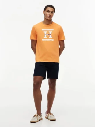 T-shirt med H-logotyp